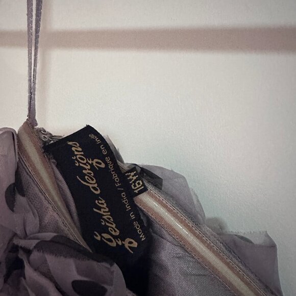 Anthropologie - PLUS SIZE Appliqued Tulle Strapless Midi Dress - Picture 5 of 5